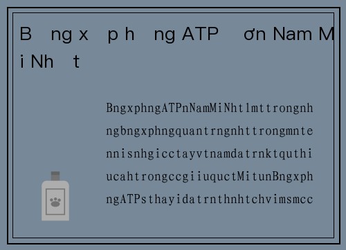 Bảng xếp hạng ATP Đơn Nam Mới Nhất