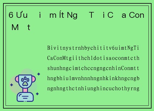 6 Ưu Điểm Ít Ngờ Tới Của Con Một
