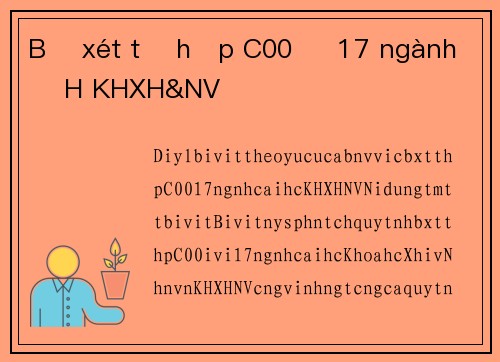 Bỏ xét tổ hợp C00 ở 17 ngành ĐH KHXH&NV